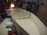 photo of a Zydeco pirogue hull construction